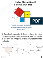 Examen Matemáticas III