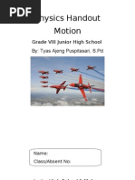 Tyas - Physics Handout Motion