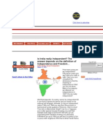 Is India Really Independent? The Answer Depends On The Definition of Independence and Freedom