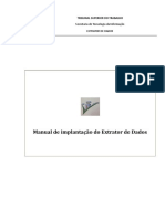 Manual de Implantação Do Extrator de Dados PDF