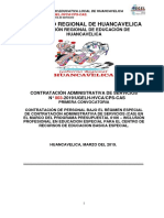 Bases Cas 003-2019 Ugel - Huancavelica PDF