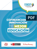 Brochure 2019 del FONDEP