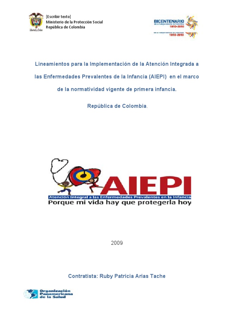 Modelo de Atención A La Primera Infancia AIEPI | PDF | Colombia ...