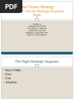 Blue Ocean Strategy: Chapter 6: Get The Strategic Sequence Right