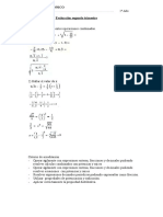 Evaluación 2 y 3 Trimestre Matemática 1año