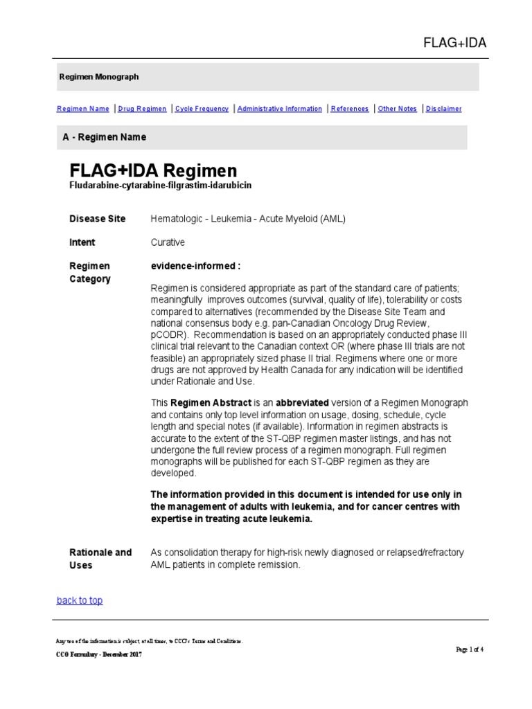 Flagida Hem Aml A | PDF | Clinical Trial | Leukemia