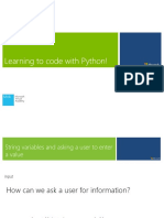 Learning To Code With Python!