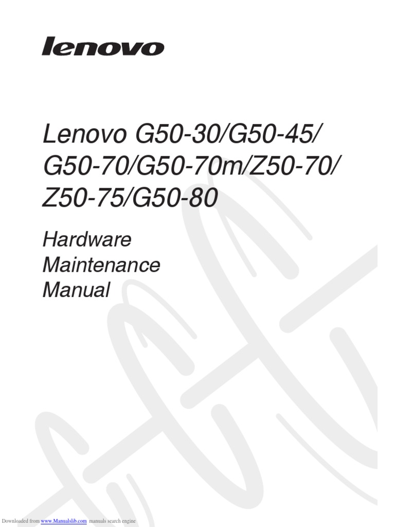Lenovo g5080 PDF PDF Electrostatic Discharge Switch