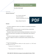 Psicoanálisis: Reflexiones Psicoanalíticas Sobre El Fin de Siglo