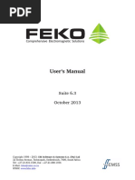 UserManual Feko PDF