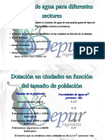 Consumo de Agua Potable en Distintos Sectores PDF