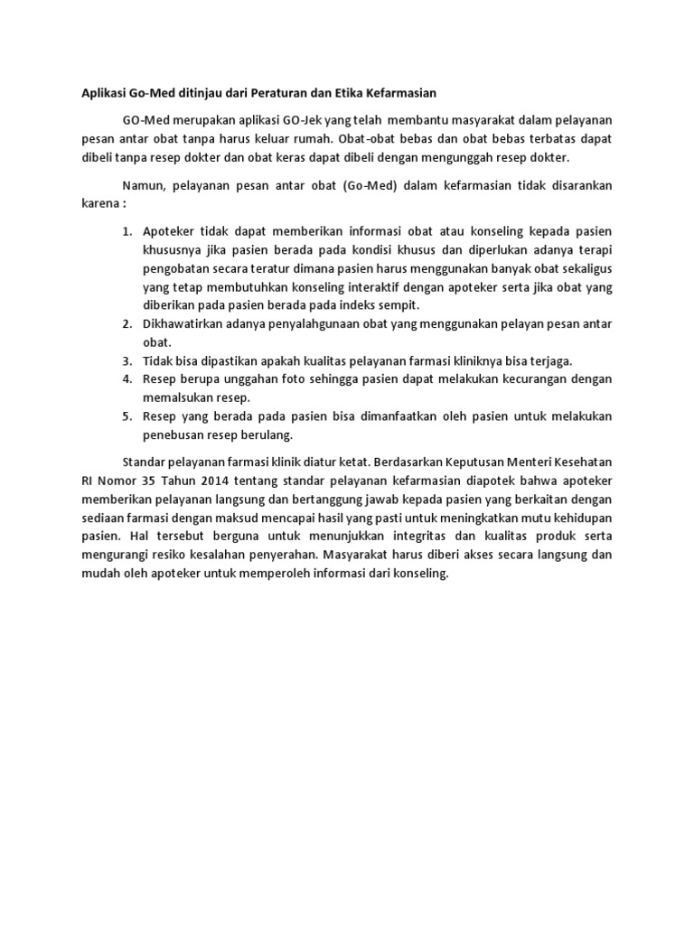 Aplikasi Go Med | PDF