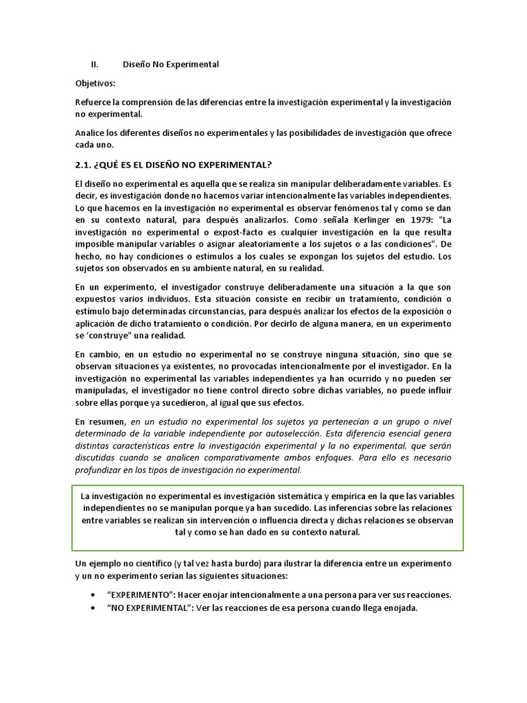 Diseño No Experimental | PDF | Población | Science