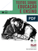 Textos sobre educação e ensino - Marx e Engels