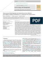 Environmental Heterogeneity and Dispersal Processes Influence Post-Logging Seedling Establishment in A Chiquitano Dry Tropical Forest