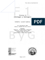 Física 1 para Biólogos y Geólogos en la UBA