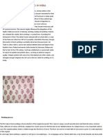 History of Block Printing in India PDF