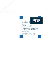 Virtual Desktop Infrastructure: Windows Server 2012 R2