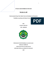 Makalah Evaluasi Kurikulum 2013(Syaiful)