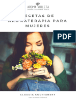 eBook Recetas de Aromaterapia Para Mujeres Por Claudia Codriansky_Aroma Violeta