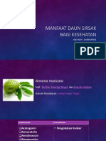 Manfaat Daun Sirsak