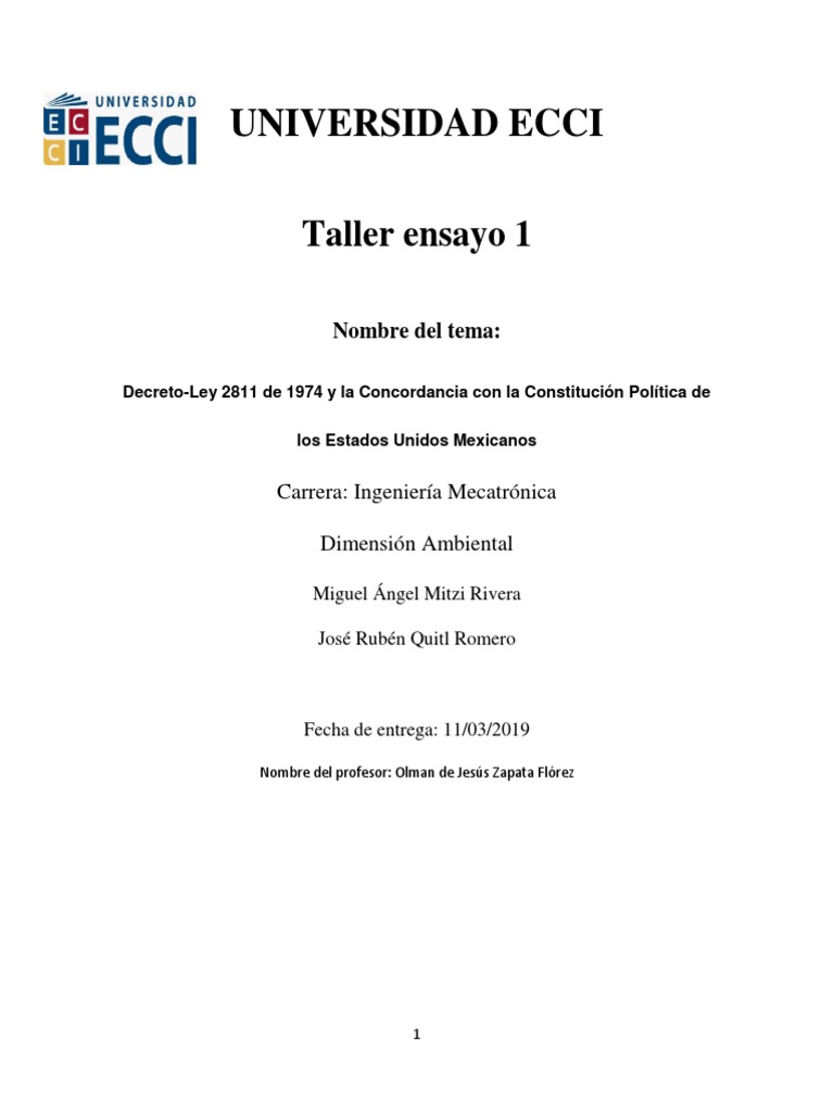 Universidad Ecci Pdf Desarrollo Sostenible Sustentabilidad