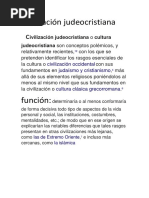 Civilización Judeocristiana