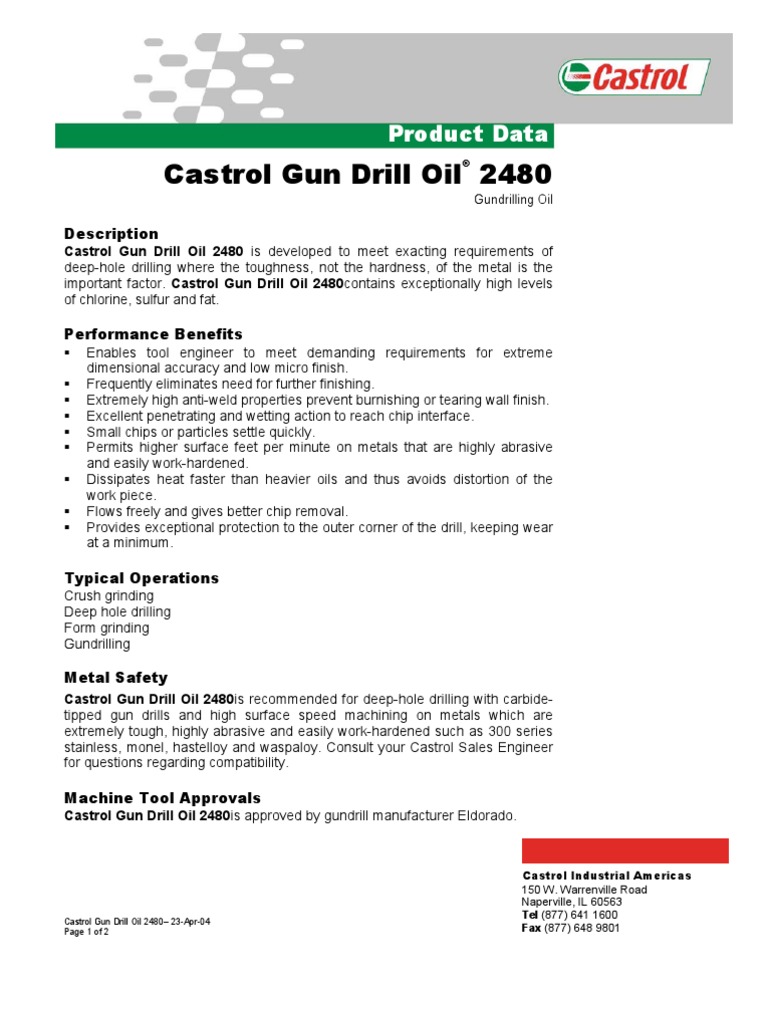 Gun Drill Oil 2480 Us Tds Drilling Drill Free 30day Trial Scribd