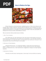 Download How to Reduce the Ego by SUdhayakumar SN4027206 doc pdf