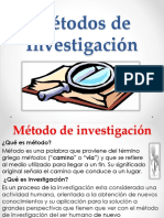 Métodos de Investigación