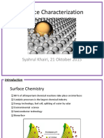 Surface Characterization Techniques and Analysis