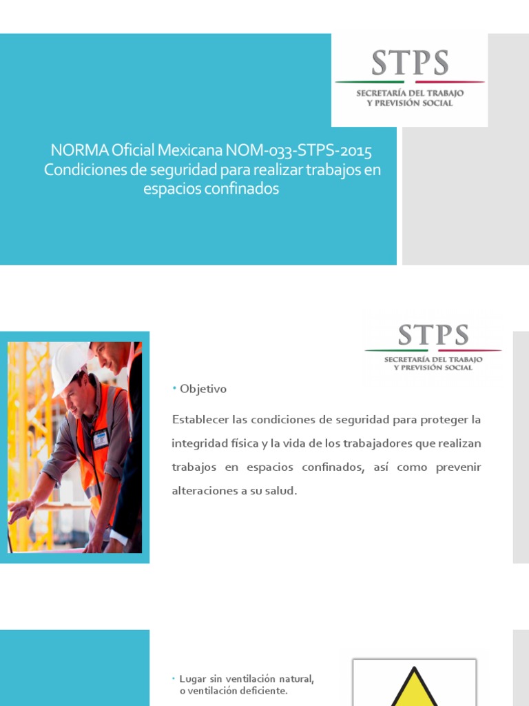 Nom 031 Stps | PDF | Oxígeno | Bienestar