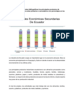 Actividades Económicas Secundarias de