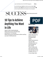 10 Tips To Achieve Anything You Want in Life