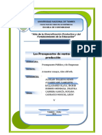 Los Presupuestos de Ventas y Produccion PDF