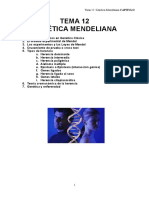 Tema 12- Genética Mendeliana