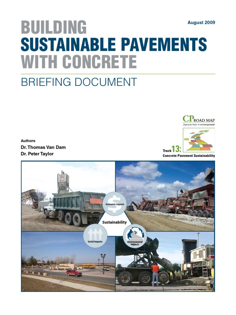 Sustainable Pavements: With Concrete Building | PDF | Road Surface ...