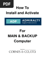 How to Install and Activate Adp License Key