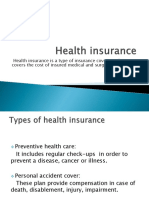 Health Insurance Is A Type of Insurance Coverage That Covers The Cost of Insured Medical and Surgical Expenses