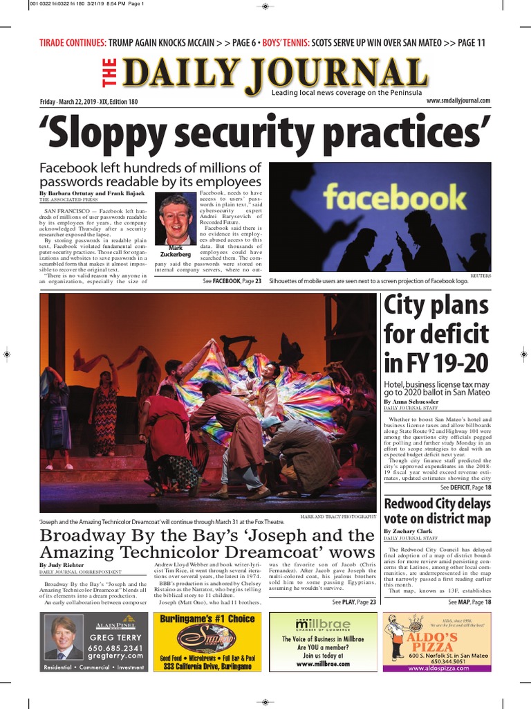 San Mateo Daily Journal 03-22-19 Edition | PDF | Driving