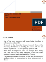 Computer Science IIB 2010 Java - Sockets Intro: DR Marijke Coetzee E-Ring 230 (011) 559 - 2907