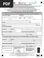 Annual Credit Report Request Form: Social Security Number: Date of Birth