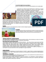 Costumbres y Tradiciones de Los 22 Departamentos de Guatemala