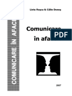 Comunicare - Note de Curs PDF