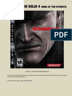 Metal Gear Solid 4 - Walkthrough (PS 3)