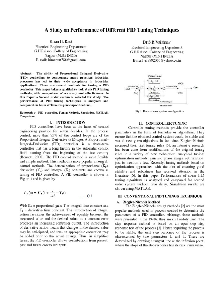 1 New Paper For International-Libre PDF | PDF | Control Engineering ...