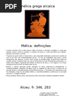A Mélica Grega Arcaica