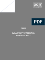 OP009 Impartiality Integrity Confidentiality Issue 4 13.06.18