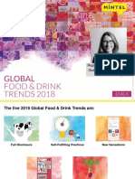 Mintel 5 Global Food Drink Trends 2018 PDF