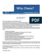 So, Why Chess?: International Master Javier Gil